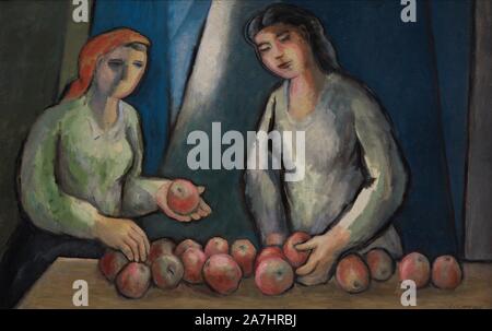 Manuel Colmeiro (1901-1999). Pintor Gallego. Manzanas Figuras con. Museo de Bellas Artes. La Coruña. Galizien. España. Stockfoto