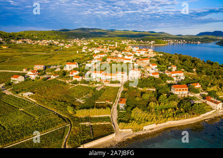 Lumbarda, Insel Korcula, Kroatien Stockfoto