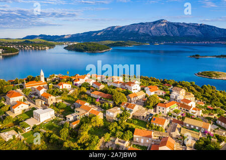Lumbarda, Insel Korcula, Kroatien Stockfoto