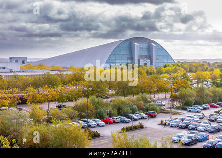 Hi Sicht von Xscape, Milton Keynes, Buckinghamshire, England. Stockfoto