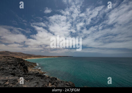 Landschaft von Fuerteventura, Kanaren Stockfoto