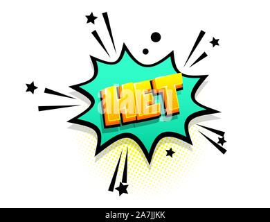 Comics text Russische phrase Verkauf pop art Stock Vektor