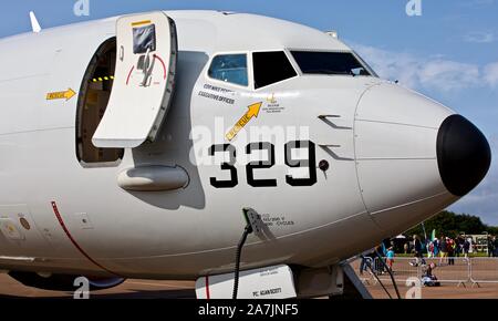US Navy P-8A Poseidon bei der Royal International Air Tattoo 2019 Stockfoto