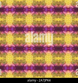 Nahtlose, sich wiederholendes Muster mit Peru, alte Mauve und Pastell Farbe orange. Stockfoto