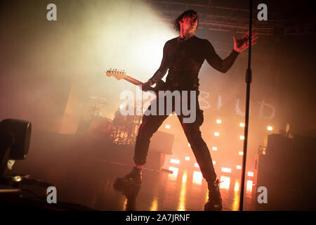 Yungblud (Dominic Richard Harrison) in Concerto al Fabrique, Milano. Foto di Davide Merli pro Alamy Stockfoto