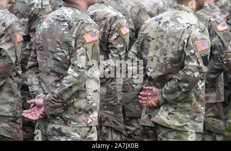 Veterans Day. US-Soldaten. US-Armee. US-Truppen. Militär der USA. Stockfoto