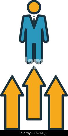 Motivation Symbol. Einfaches Element von Autostart-symbole Sammlung. Kreative Motivation Symbol ui, ux, Anwendungen, Software und Infografiken Stock Vektor
