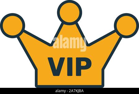 Vip-Symbol. Einfaches Element aus dem Tourismus icons Collection. Kreative VIP-Symbol ui, ux, Anwendungen, Software und Infografiken Stock Vektor