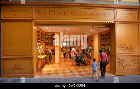 Konditorei "La Cure Gourmande', Shopping Meile in der Altstadt von Palma, Mallorca, Palma de Mallorca, Balearen, Spanien Stockfoto