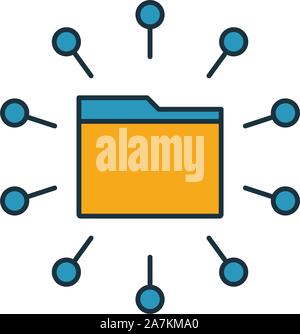 Das Symbol für die Netzwerkverbindung. Einfaches Element von Web-entwicklung Symbole Sammlung. Kreative auf das Symbol für die Netzwerkverbindung ui, ux, Anwendungen, Software und Stock Vektor