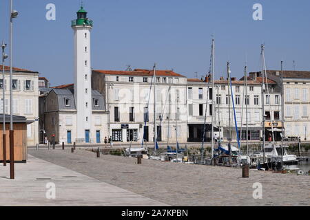 Die Stadt La Rochelle, Frankreich, im Juni 2019. Stockfoto