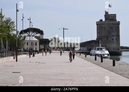 Die Stadt La Rochelle, Frankreich, im Juni 2019. Stockfoto