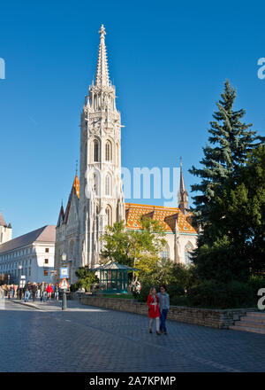 Matyas Kirche. Burg, Budapest Stockfoto