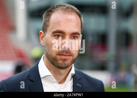 Utrecht, Niederlande. 03 Nov, 2019. UTRECHT, 03-11-2019, Saison 2019/2020 Eredivisie, Fortuna Sittard Trainer/Coach Sjors Ultee während des Spiels Utrecht - Fortuna Sittard Credit: Pro Schüsse/Alamy leben Nachrichten Stockfoto