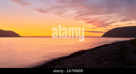 Sutors von Cromarty, Cromarty Firth, Cromarty, Highland, Schottland bei Sonnenaufgang Stockfoto