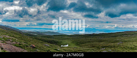 Bealach Na Ba Blickpunkt Ansichten, Schottland Stockfoto