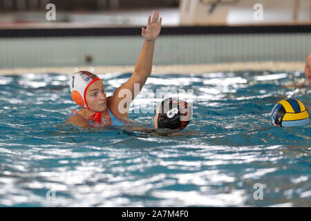 Roma, Italien, 03. November 2019, szabÃ² (dunaujvaros) während Dunaujvaros (HUN) vs SIS Roma (ITA) - WASSERBALL EuroLeague Frauen Meisterschaft - Credit: LPS/Luigi Mariani/Alamy leben Nachrichten Stockfoto