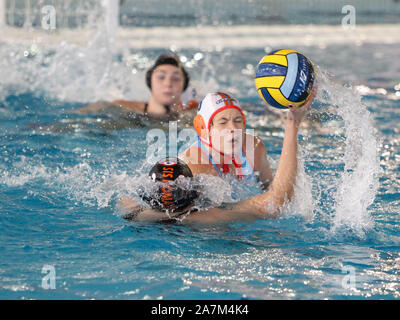 Roma, Italien, 03. November 2019, Gardasee (dunaujvaros) während Dunaujvaros (HUN) vs SIS Roma (ITA) - WASSERBALL EuroLeague Frauen Meisterschaft - Credit: LPS/Luigi Mariani/Alamy leben Nachrichten Stockfoto