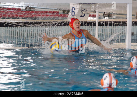 Roma, Italien, 03. November 2019, Aarts (dunaujvaros) während Dunaujvaros (HUN) vs SIS Roma (ITA) - WASSERBALL EuroLeague Frauen Meisterschaft - Credit: LPS/Luigi Mariani/Alamy leben Nachrichten Stockfoto