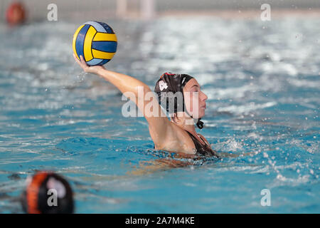 Roma, Italien, 03. November 2019, avegno (sis Roma) während Dunaujvaros (HUN) vs SIS Roma (ITA) - WASSERBALL EuroLeague Frauen Meisterschaft - Credit: LPS/Luigi Mariani/Alamy leben Nachrichten Stockfoto