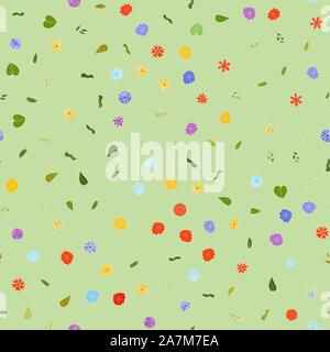 Hand gezeichnet Vektor floral nahtlose Muster Stock Vektor