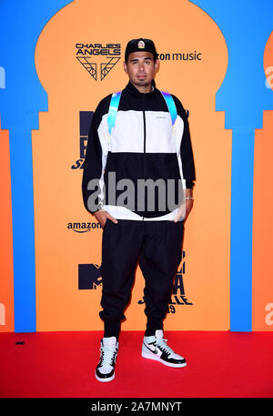 Afrojack Teilnahme an den MTV Europe Music Awards 2019, bei der fibes Konferenz & Ausstellung Zentrum von Sevilla, Spanien statt. Stockfoto