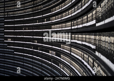 Bücher von Namen in Yad Vashem - Holocaust Museum Memorial Stockfoto