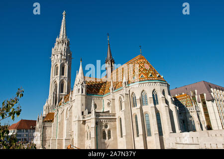 Matyas Kirche, Burgviertel, Budapest Stockfoto