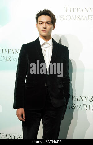 Chinesische Schauspieler und Model Xu Kai besucht die Tiffany Co Werbeveranstaltung in Shanghai, China, 19. August 2019. Stockfoto