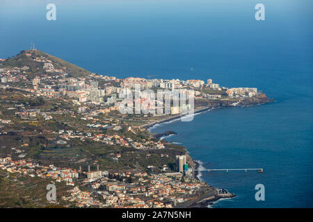 Blick von Cabo Girao auf der Insel Madeira, Portugal, die höchste Klippe in Europa Stockfoto