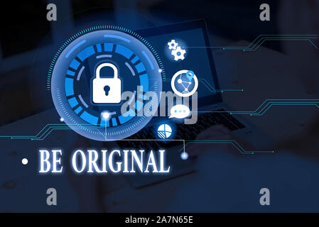 Konzeptionelle Hand schriftlich angezeigt werden. Begriff Sinne erstellt direkt und demonstratingally von einem Künstler nicht um eine Imitation Stockfoto