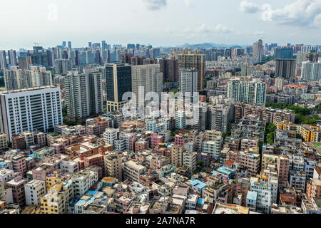 ---- Stadtbild der Hochhäuser in Shenzhen, der südchinesischen Provinz Guangdong, 22. April 2019. China wird in der südlichen Stadt bauen Stockfoto