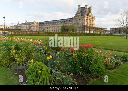 Am Abend Spaziergang im Jardin des Tuileries, Paris Stockfoto