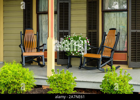 Alexander Financial Group, der ehemaligen Kanzlei von M R Shaffner, 200 North 2nd Street, McConnellsburg, PA Stockfoto