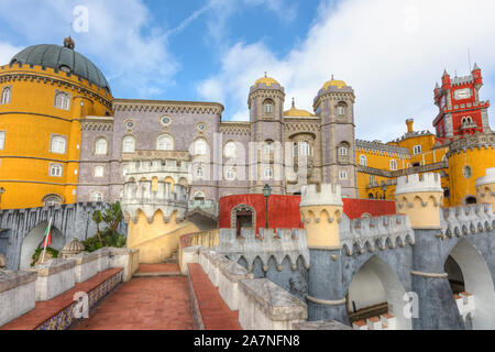 Da Pena, Sintra, Lissabon, Portugal, Europa Stockfoto