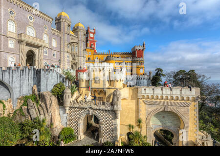 Da Pena, Sintra, Lissabon, Portugal, Europa Stockfoto