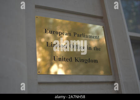 Europäischen Parlaments Liaison Office in der United Kingdon Stockfoto