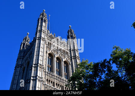 Victoria Turm Palast von Westminster Stockfoto