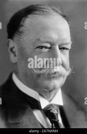 William Howard Taft (1857-1930), 27. Präsident der Vereinigten Staaten 1909-1913, 10., des Obersten Gerichtshofs der Vereinigten Staaten 1921-1930, Kopf und Schultern Portrait, Fotografie von Harris & Ewing, 1919 Stockfoto