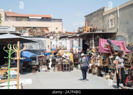 Junk Shop in Jaffa. Stockfoto