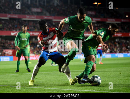 Granada, Spanien. 03 Nov, 2019. Ramón Azeez in Aktion während des Spiels von La Liga Santander zwischen Granada CF und Real Sociedad. (Endstand; Granada CF 1:2 Real Sociedad) Credit: SOPA Images Limited/Alamy Live Nachrichten gesehen Stockfoto