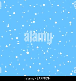 Einfache Schnee spot Muster Stock Vektor