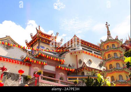 Buddhistische Tempel Kek Lok Si (der Tempel der Höchsten Glückseligkeit), Georgetown, Insel Penang, Malaysia Stockfoto