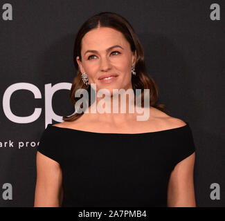 Beverly Hills, Vereinigte Staaten. 03 Nov, 2019. Schauspielerin Jennifer Garner kommt für die 23. jährlichen Hollywood Film Awards in Beverly Hills, Kalifornien am Sonntag, 3. November 2019. Foto von Jim Ruymen/UPI Quelle: UPI/Alamy leben Nachrichten Stockfoto