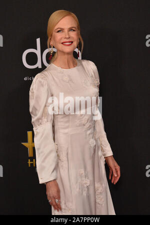 Beverly Hills, Vereinigte Staaten. 03 Nov, 2019. Schauspielerin Nicole Kidman kommt für die 23. jährlichen Hollywood Film Awards in Beverly Hills, Kalifornien am Sonntag, 3. November 2019. Foto von Jim Ruymen/UPI Quelle: UPI/Alamy leben Nachrichten Stockfoto