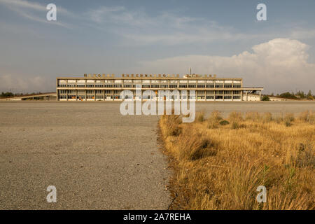 Verlassene Nicosia International Airport in der Zypern Pufferzone Stockfoto