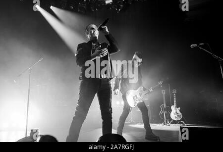 Los Angeles, Ca. 3. November, 2019. Bauhaus im Hollywood Palladium in Los Angeles, Kalifornien am 3. November 2019. Quelle: Steve Rose/Medien Punch/Alamy leben Nachrichten Stockfoto