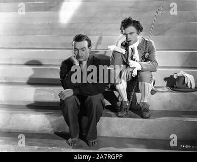 DAVID NIVEN als Peter Carter und MARIUS GORING als Dirigent 71 IN EINER ANGELEGENHEIT VON LEBEN UND TOD/TREPPE IN DEN HIMMEL 1946 geschrieben und von MICHAEL POWELL und Emeric Pressburger die Bogenschützen/Allgemein Film Distributors (GFD) geleitet Stockfoto