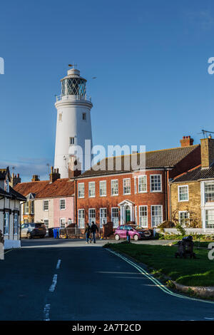 Leuchtturm in Southwold Stockfoto