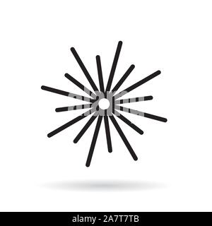 Laser ray icon-Vector Illustration Stock Vektor